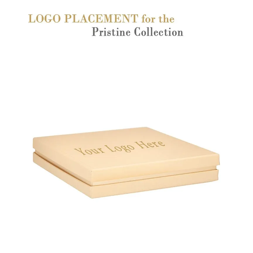 Recycled Cardboard Box With Glossy Inset Necklace Box, Pristine Collection