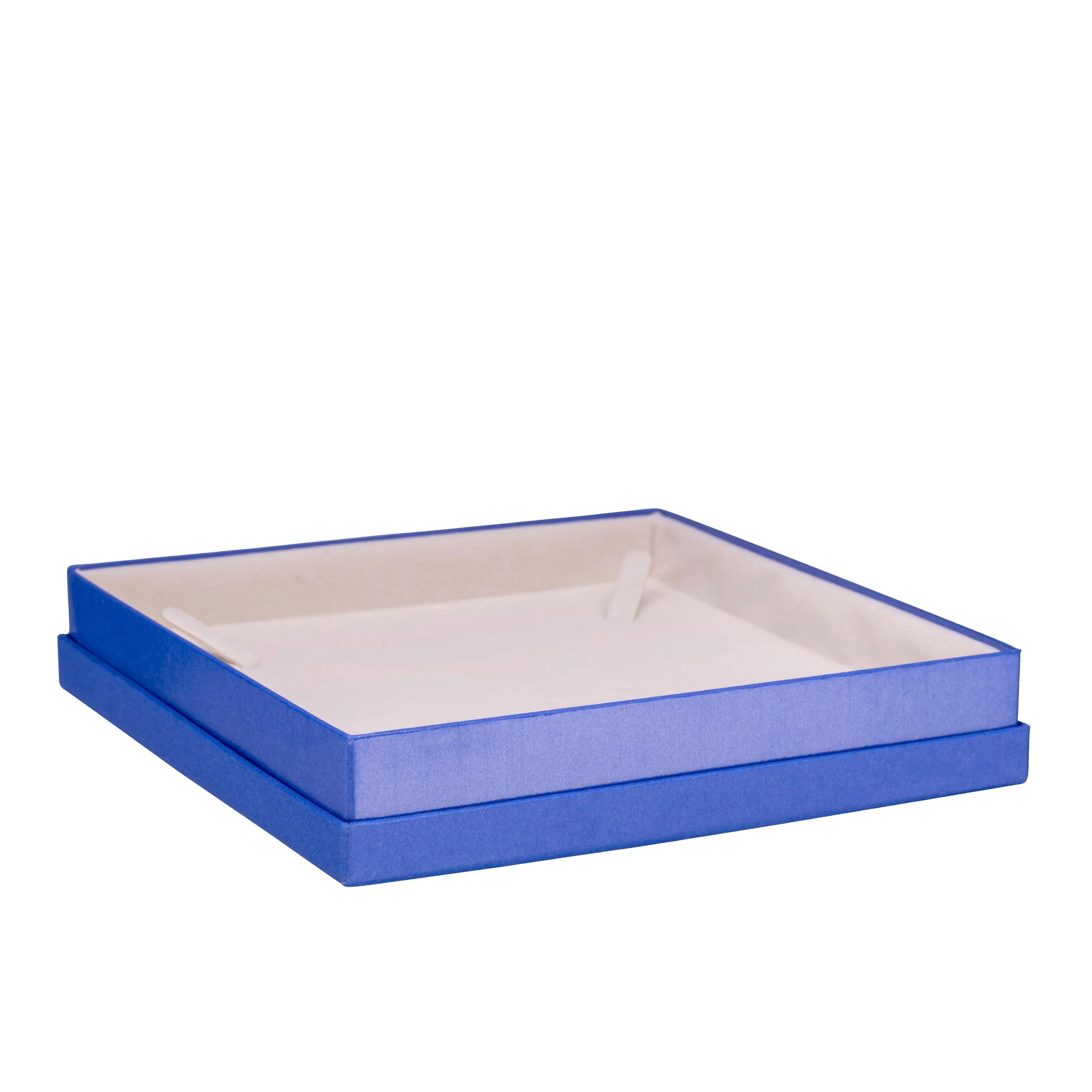Recycled Cardboard Box With Glossy Inset Necklace Box, Pristine Collection