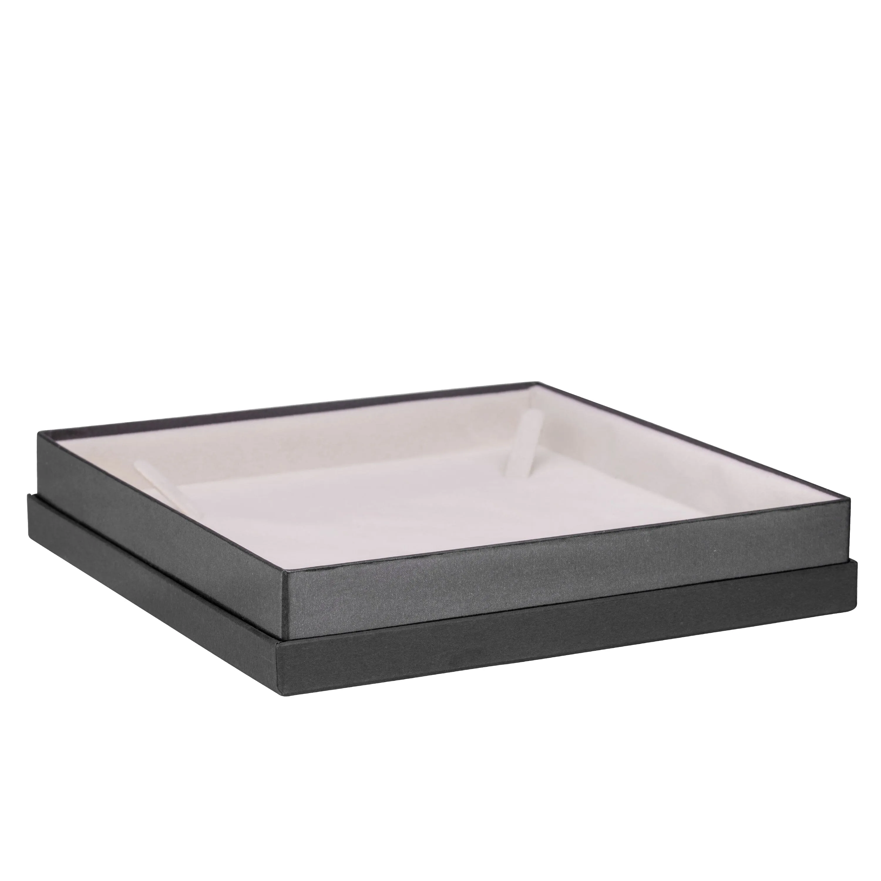 Recycled Cardboard Box With Glossy Inset Necklace Box, Pristine Collection