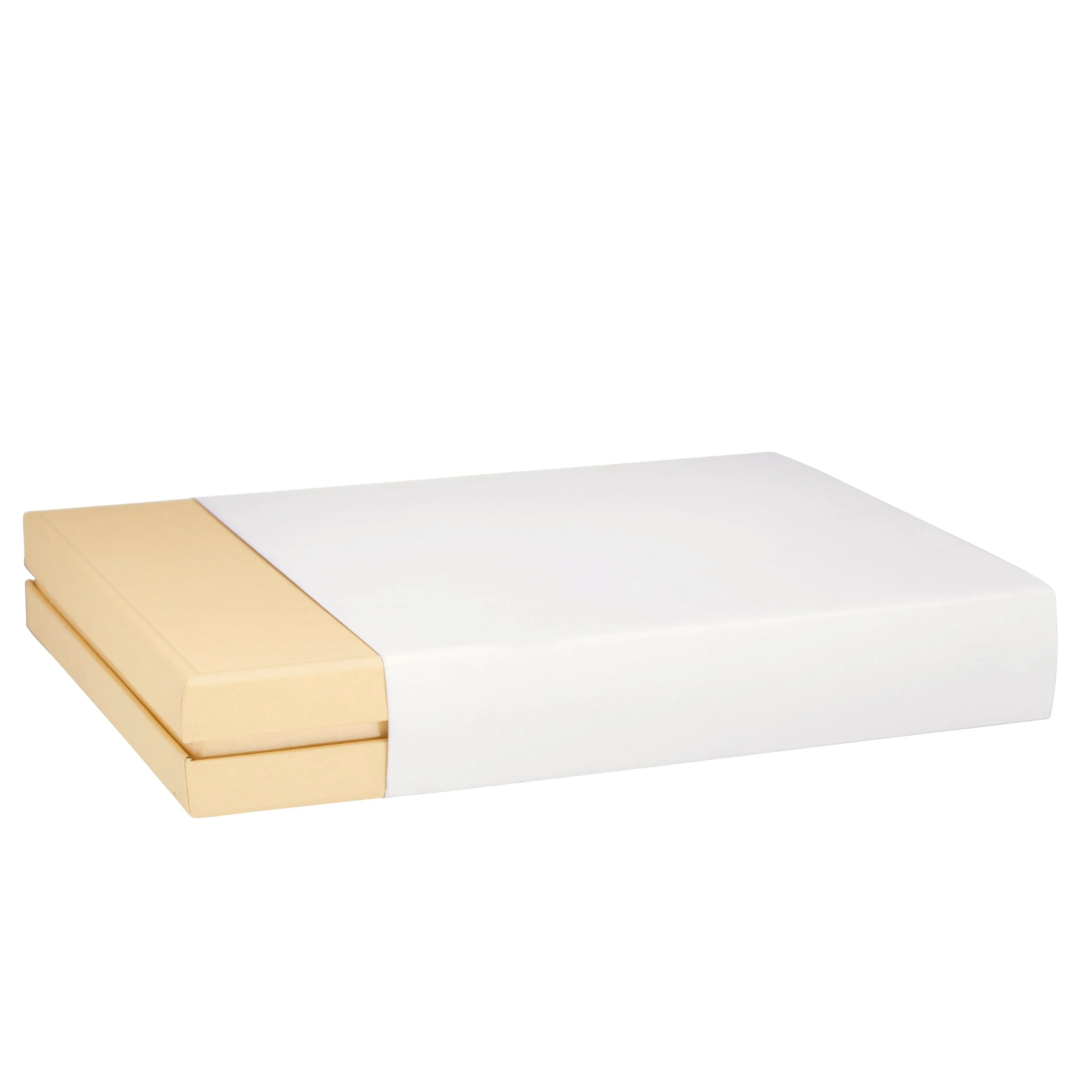 Recycled Cardboard Box With Glossy Inset Necklace Box, Pristine Collection