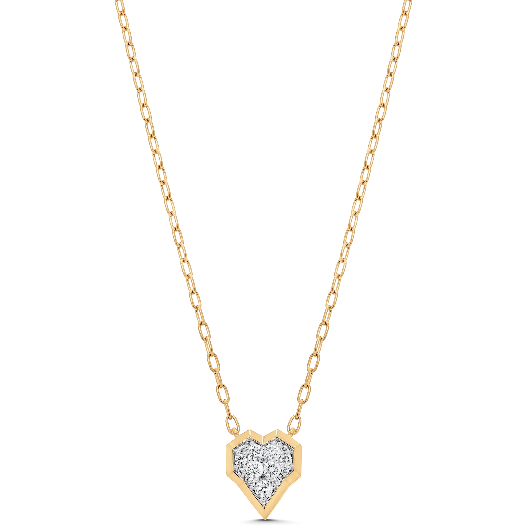 Reverie Gold and Diamond Heart Necklace