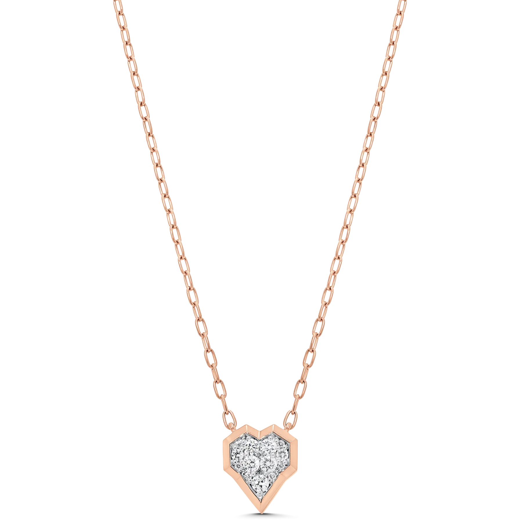 Reverie Gold and Diamond Heart Necklace