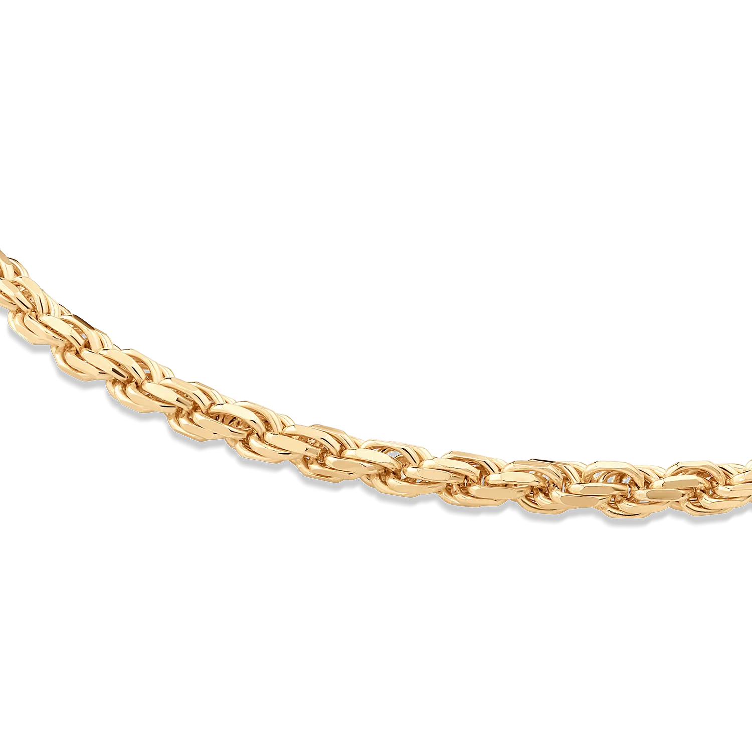 Rope Bracelet, Gold Vermeil (3.5mm)