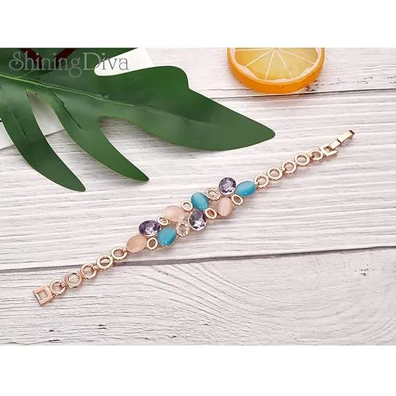 Rose Gold Austrian Crystal Bracelet