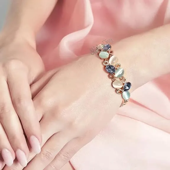 Rose Gold Austrian Crystal Bracelet