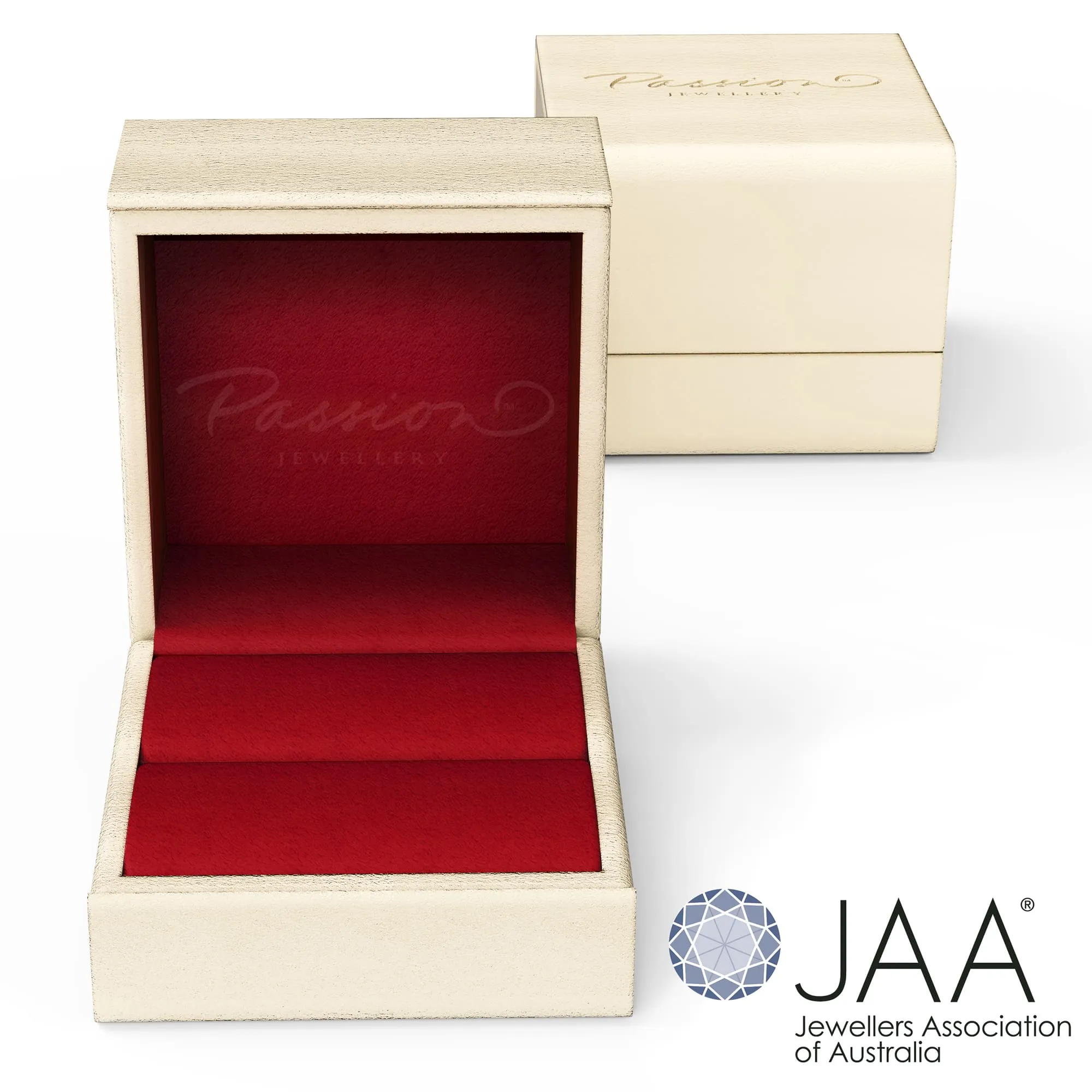 Rubyflora Stud Earrings Encased in 18k Gold