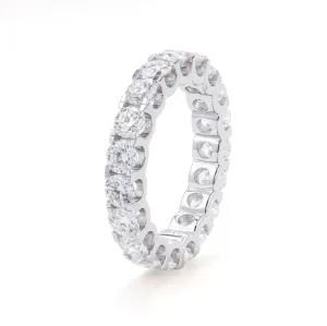 S925 Moissanite Diamond Eternity Ring - 5mm