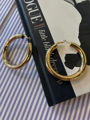 Shiny Gold Hoop