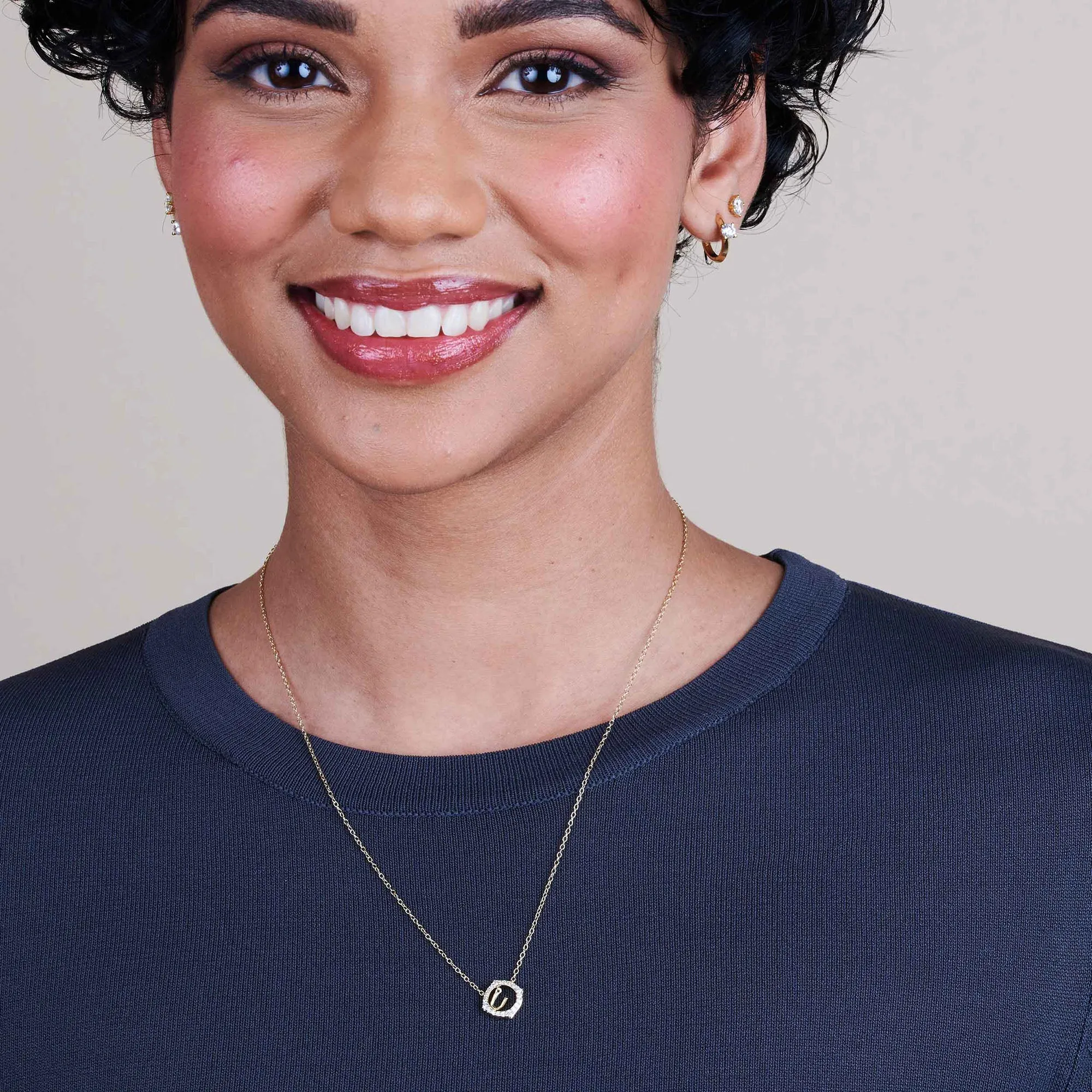 Signature Letter U Necklace