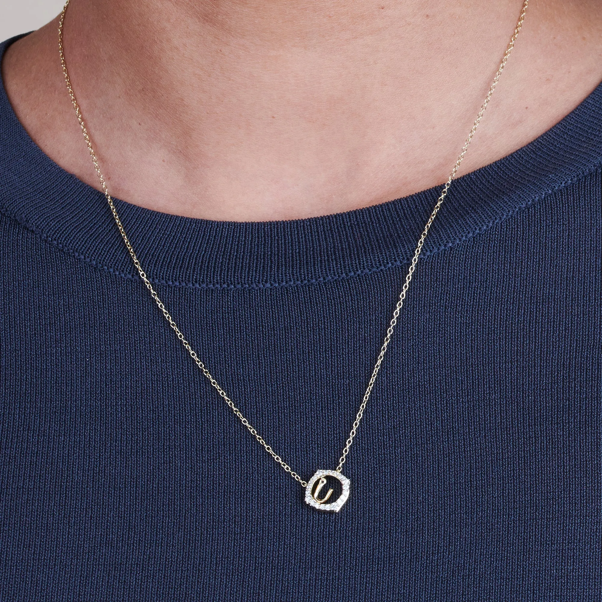 Signature Letter U Necklace