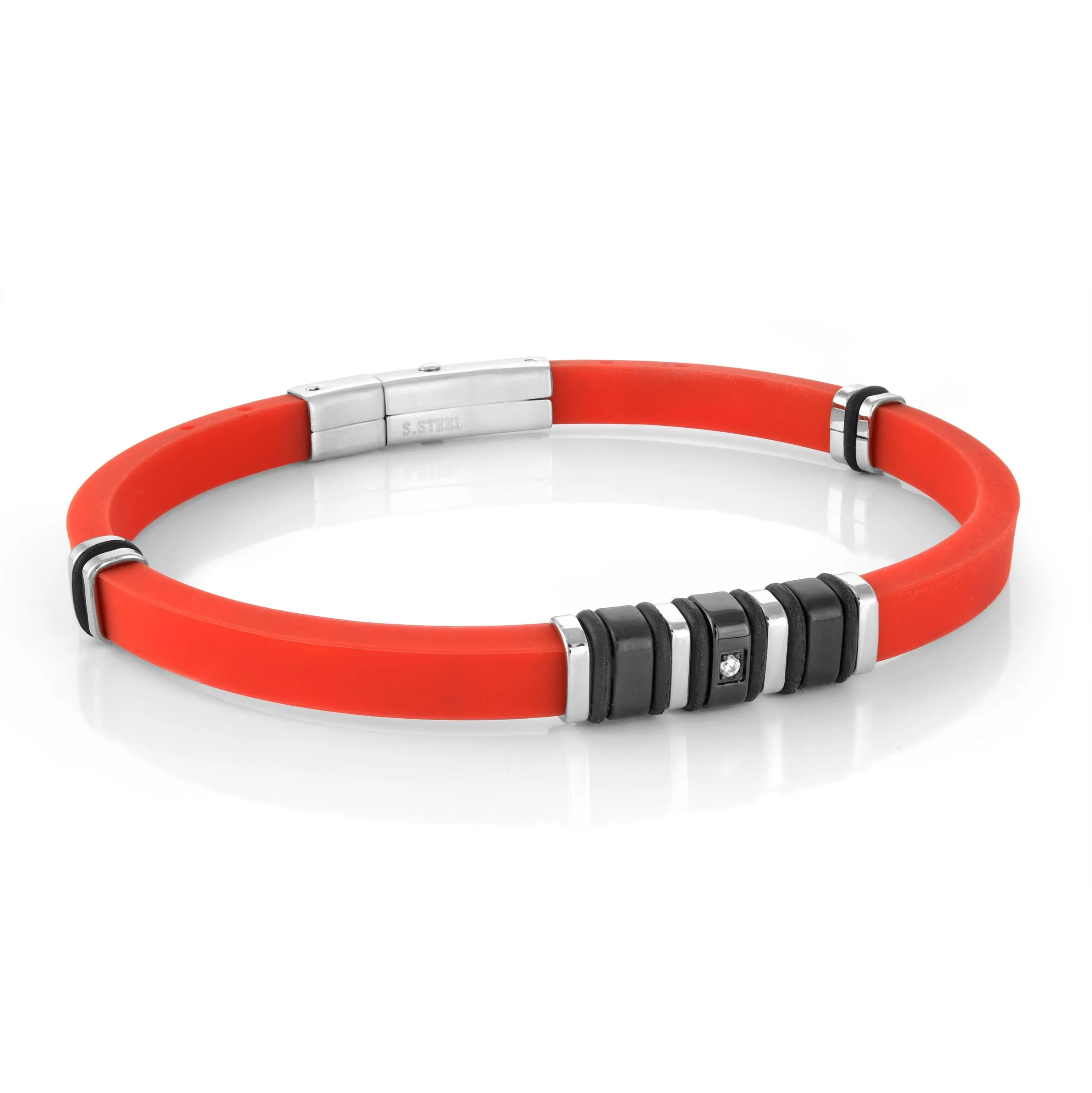Silicone Stud Bracelet 5mm