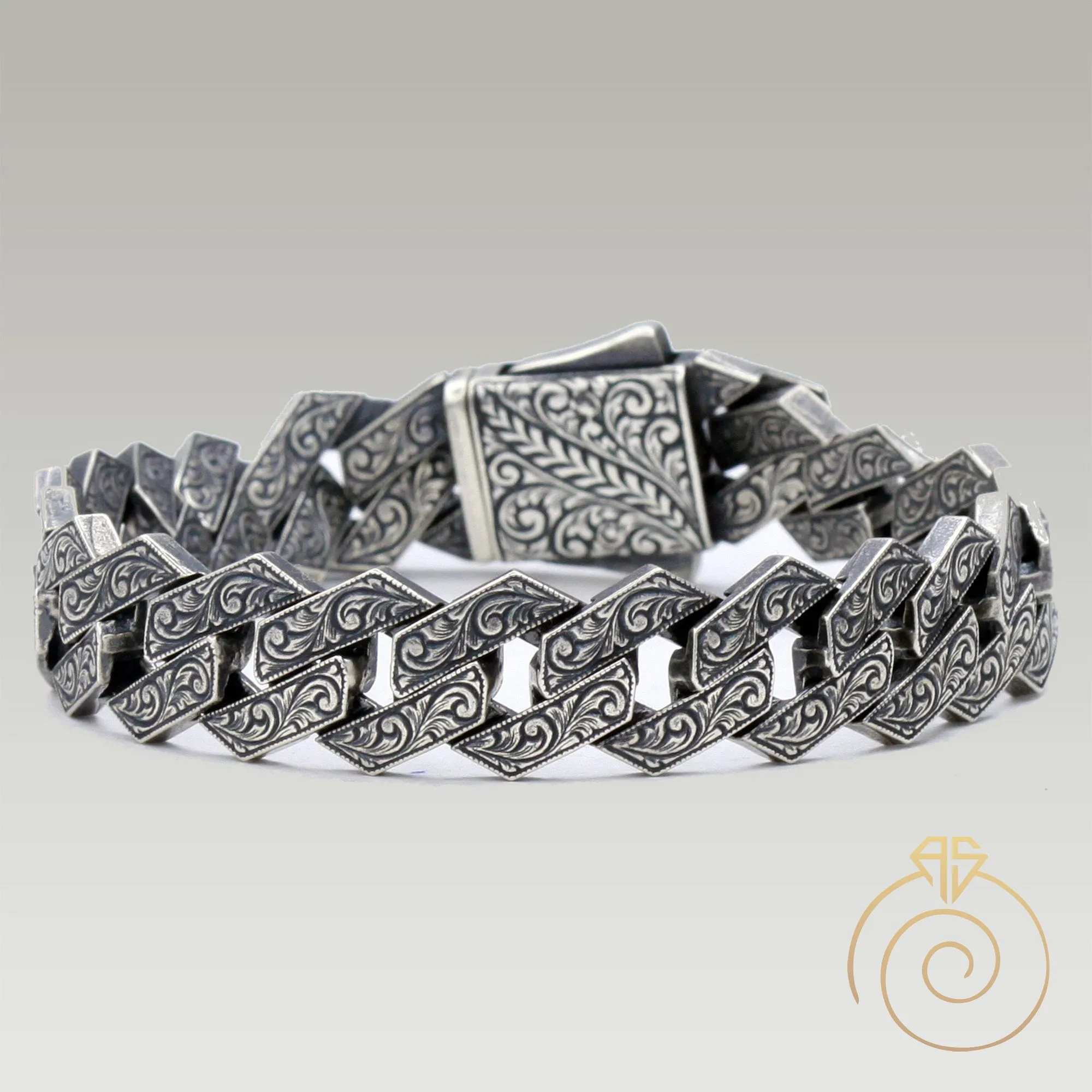 Silver Curb Chain Bracelet