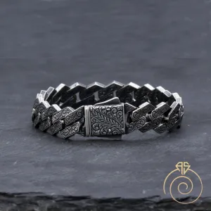 Silver Curb Chain Bracelet