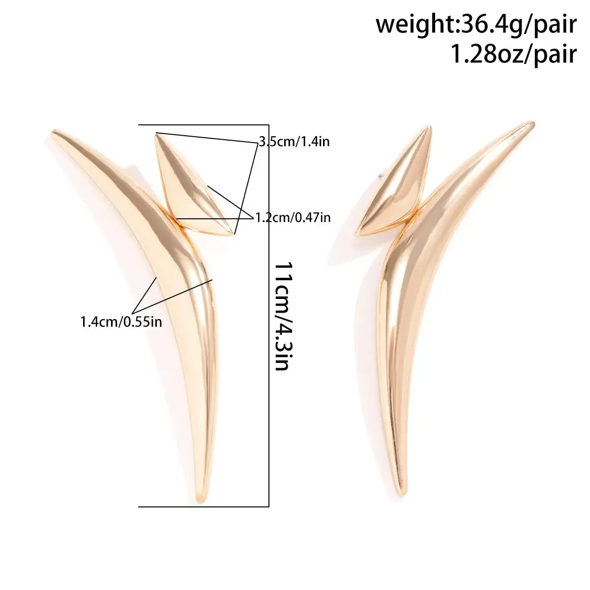 Sleek Aeonian Ear Wings