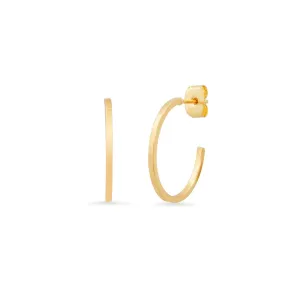 Sleek Small Gold Hoop