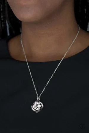 Speaking Of Timeless - Pink Pearl Necklace-Paparazzi