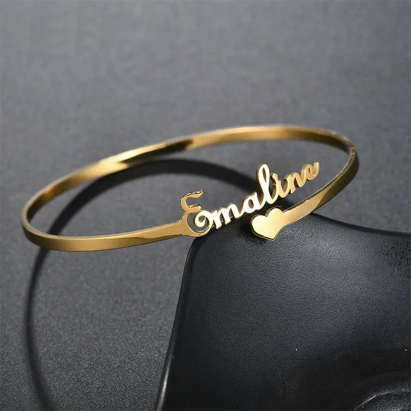 Special Customized Name Stylish Bangle Bracelets