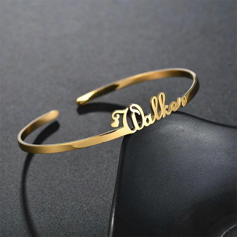 Special Customized Name Stylish Bangle Bracelets
