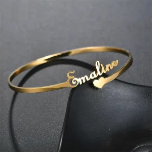 Special Customized Name Stylish Bangle Bracelets