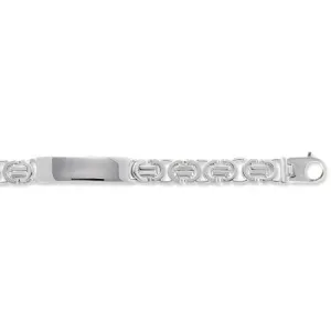 Sterling Silver Gents ByzantineID Bracelet