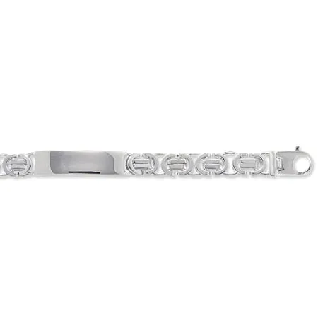 Sterling Silver Gents ByzantineID Bracelet