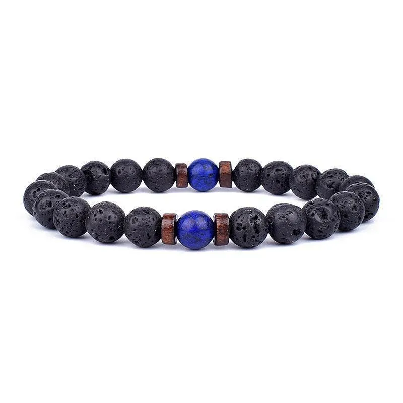 Stylish volcanic stone bracelet for Men & Women