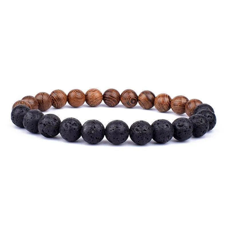 Stylish volcanic stone bracelet for Men & Women