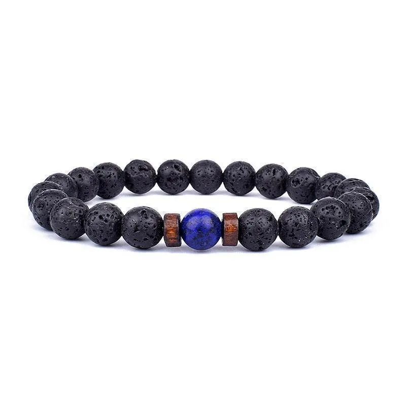 Stylish volcanic stone bracelet for Men & Women