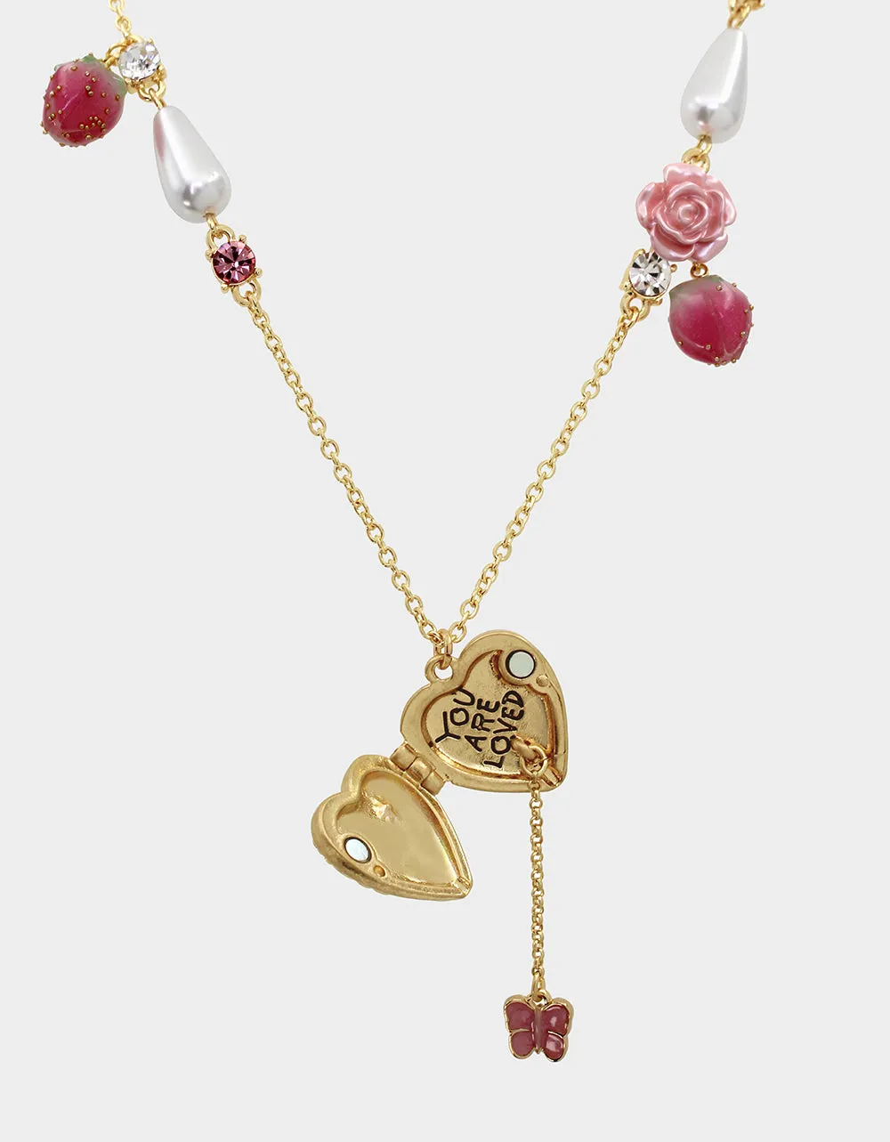 SWEETHEART SWOON HEART PENDANT PINK