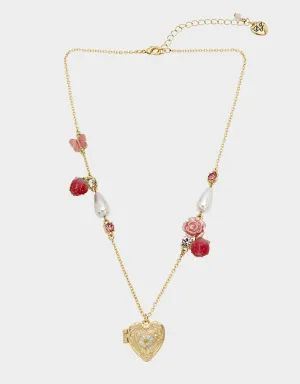 SWEETHEART SWOON HEART PENDANT PINK