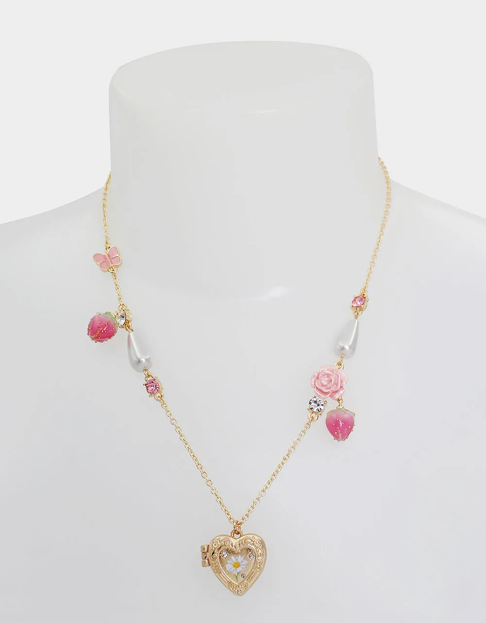 SWEETHEART SWOON HEART PENDANT PINK