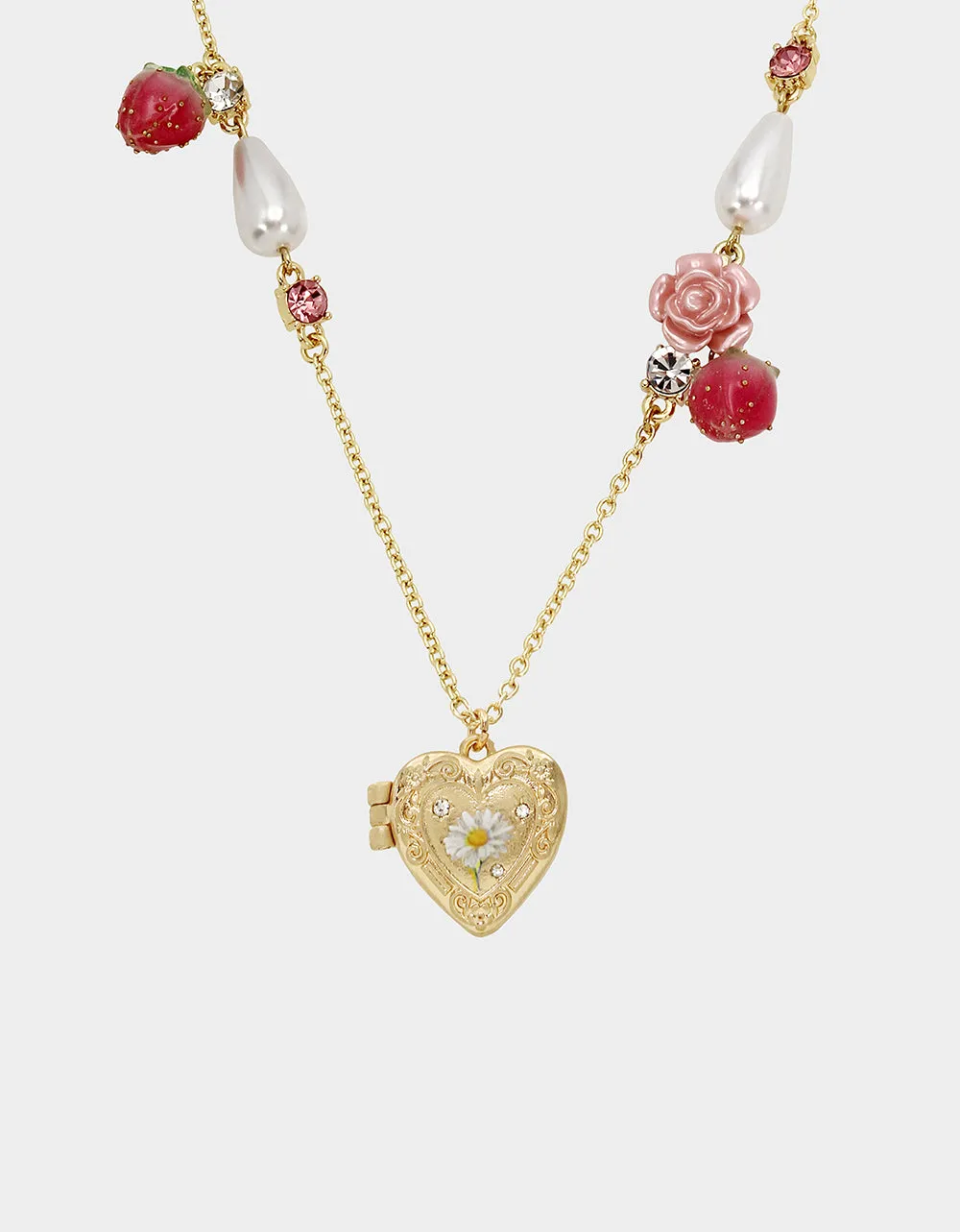 SWEETHEART SWOON HEART PENDANT PINK
