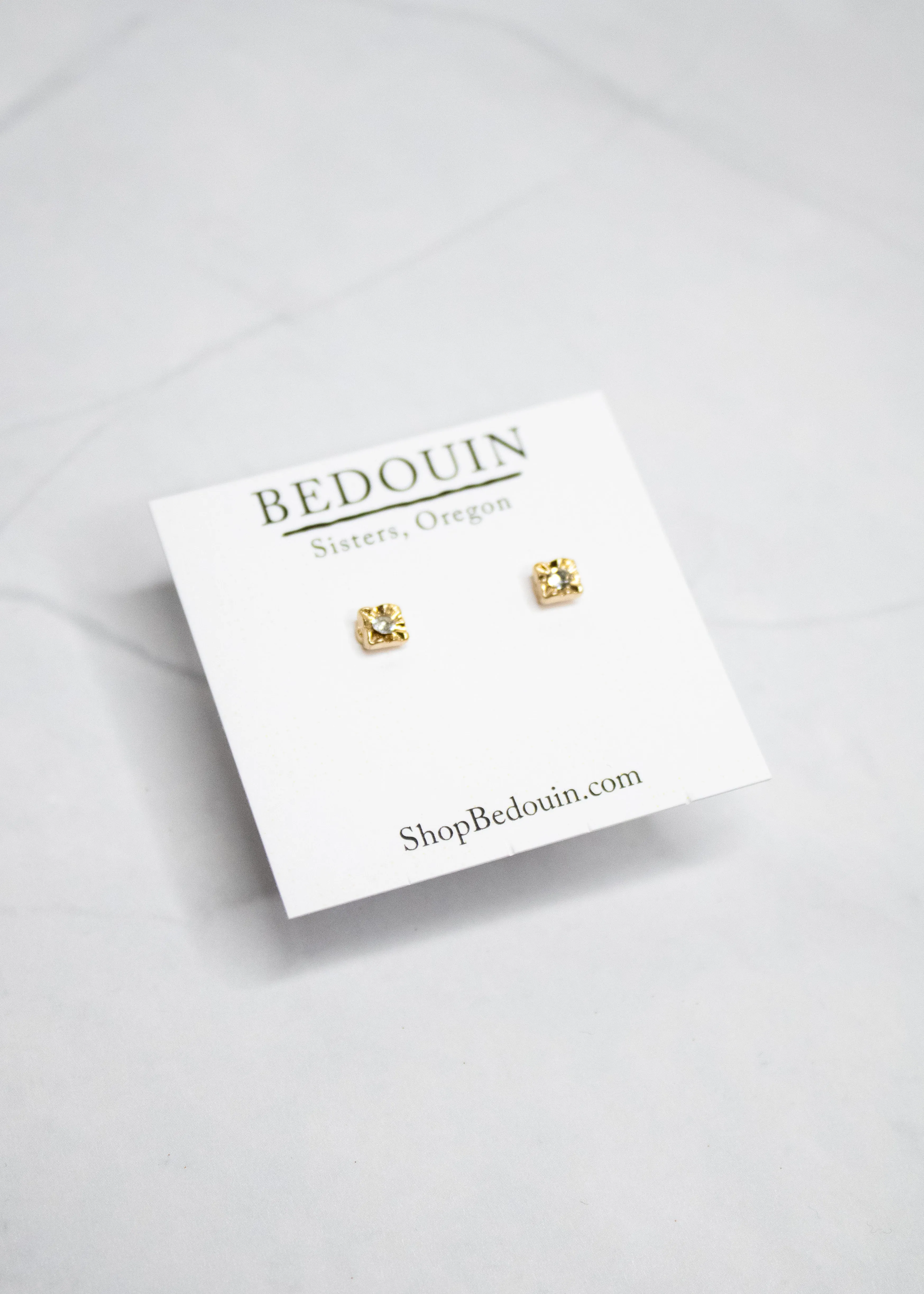 Teeny Square Gold Posts