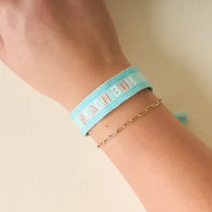 The Darling Effect - Fun In The Sun Adjustable Woven Bracelet - Beach Bum (Add-On)