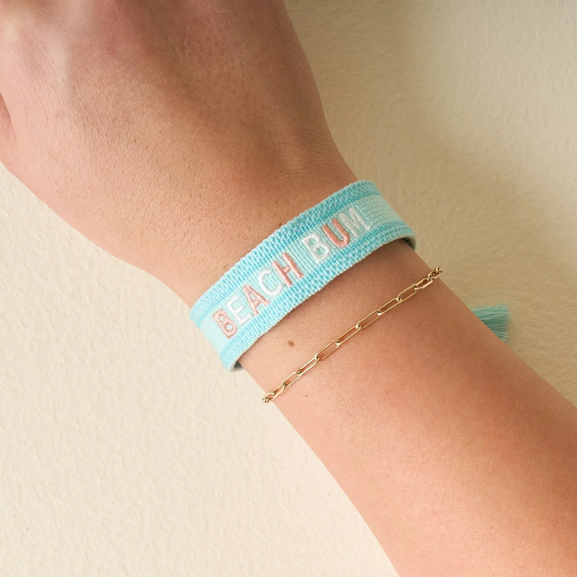 The Darling Effect - Fun In The Sun Adjustable Woven Bracelet - Beach Bum (Add-On)