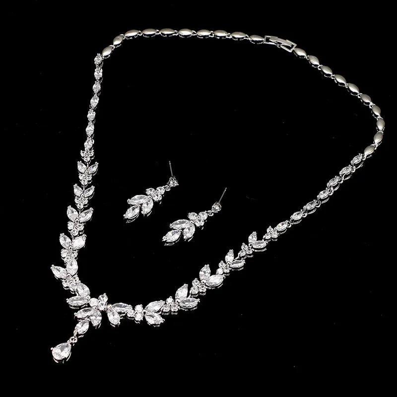 The Enchanting Zircon Bridal Set for Timeless Elegance