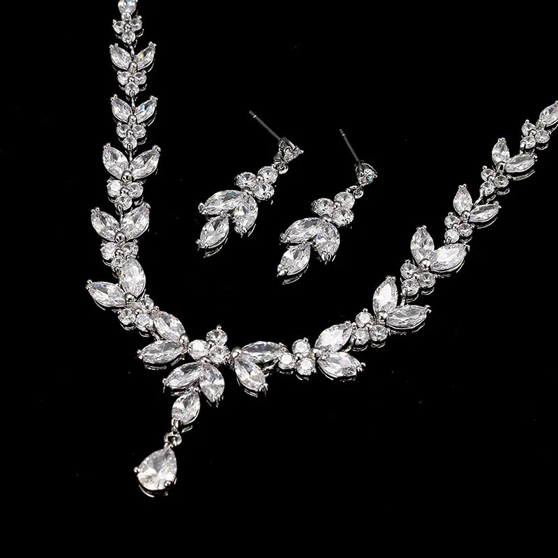 The Enchanting Zircon Bridal Set for Timeless Elegance