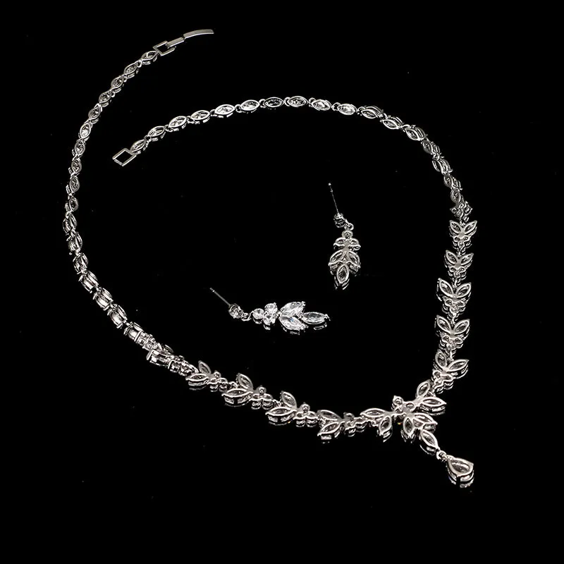 The Enchanting Zircon Bridal Set for Timeless Elegance