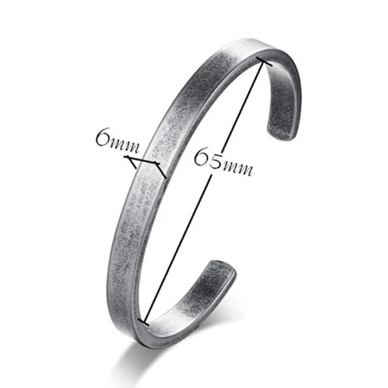 Thin Stainless Steel Bangle Bracelet,  Gifts for Him, Father's Day Gifts
