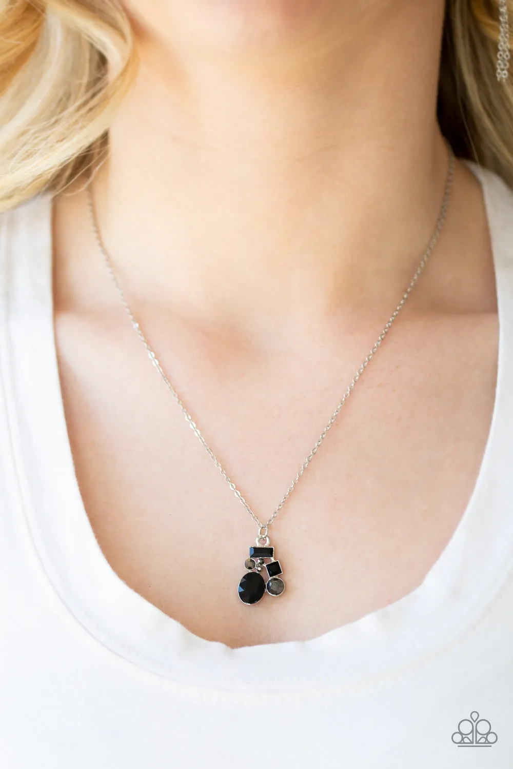 Time To Be Timeless - Black - Necklace