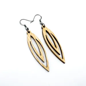 Totem 07 [S] // Wood Earrings - Ash