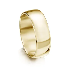 Traditional 8mm Wedding Ring in 9ct Yellow Gold