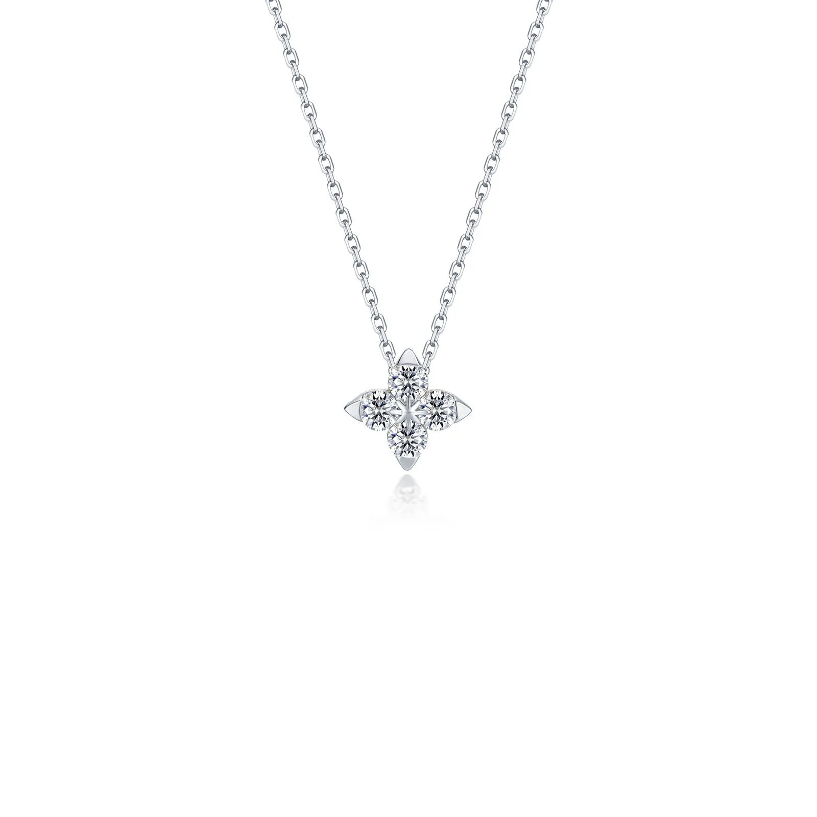 Trillium Bloom Necklace N0344CLP18