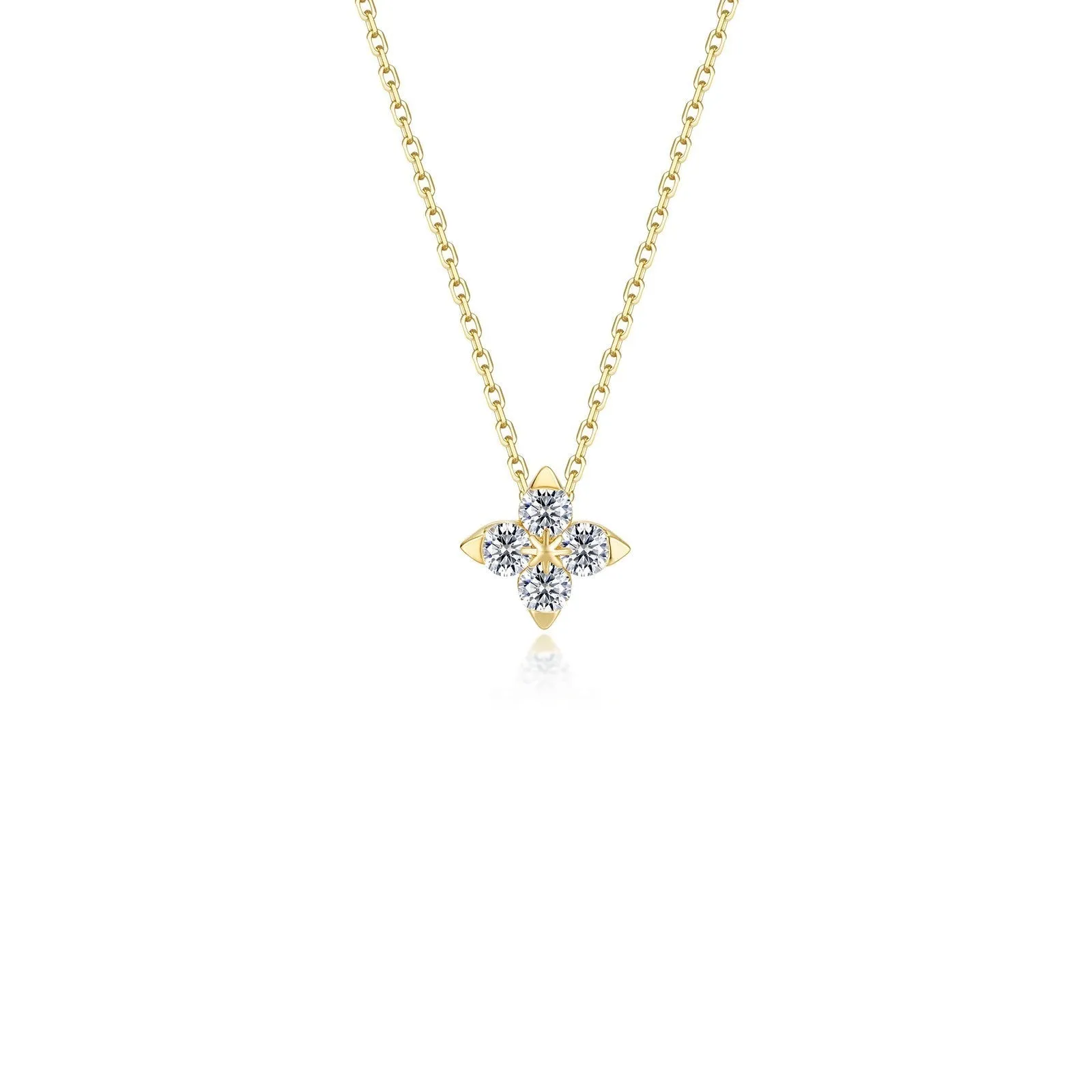 Trillium Bloom Necklace N0344CLP18