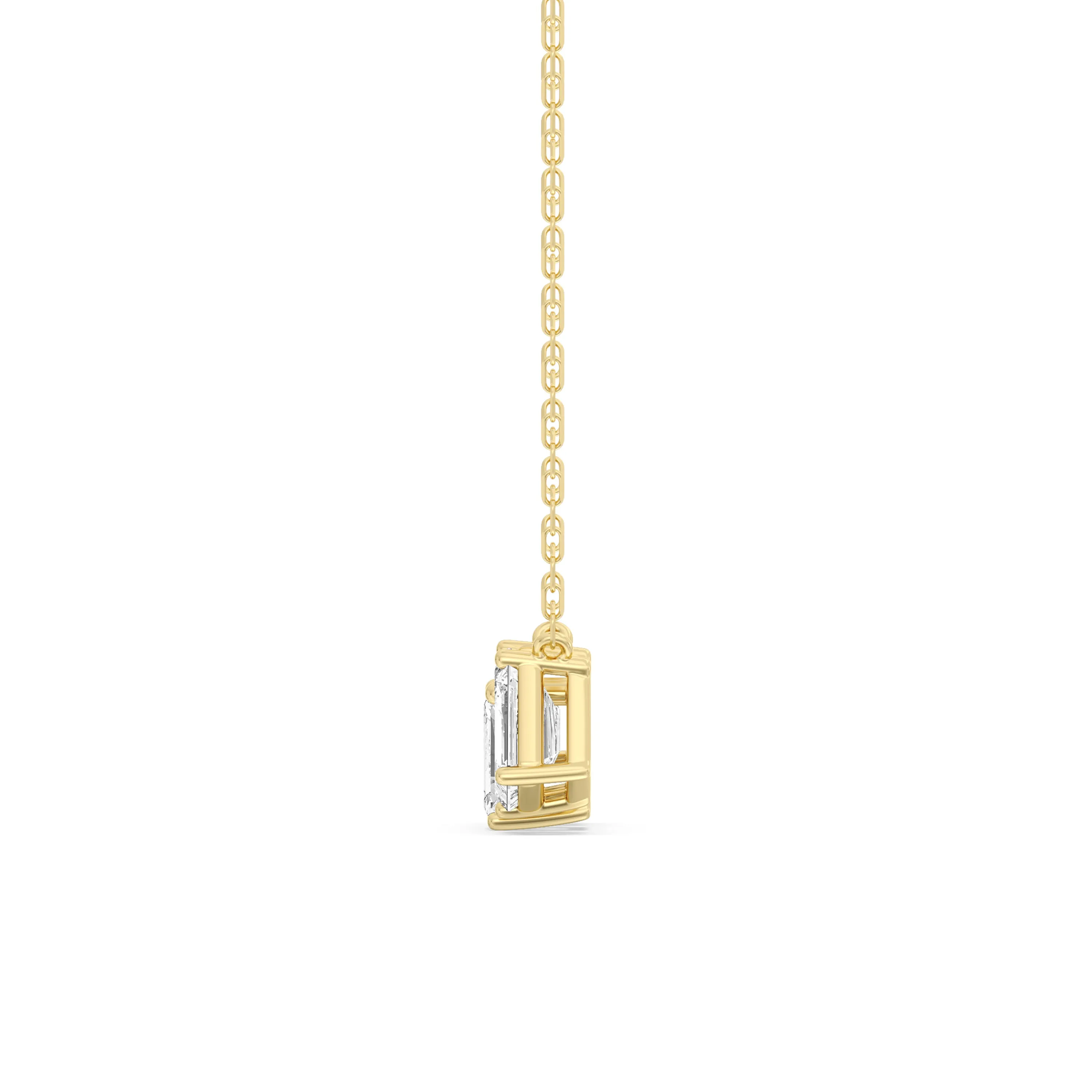 Trio Emerald Cluster Necklace