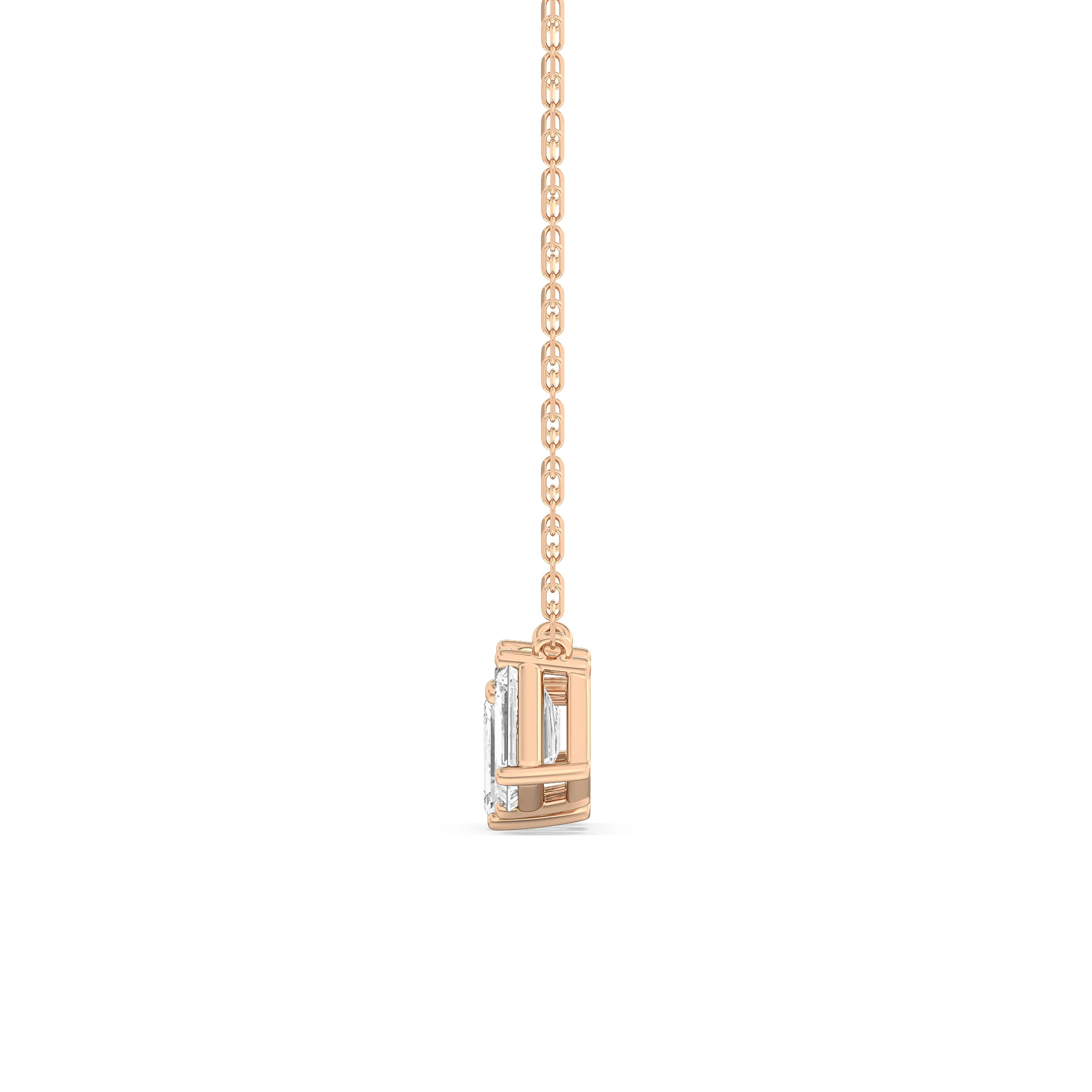 Trio Emerald Cluster Necklace