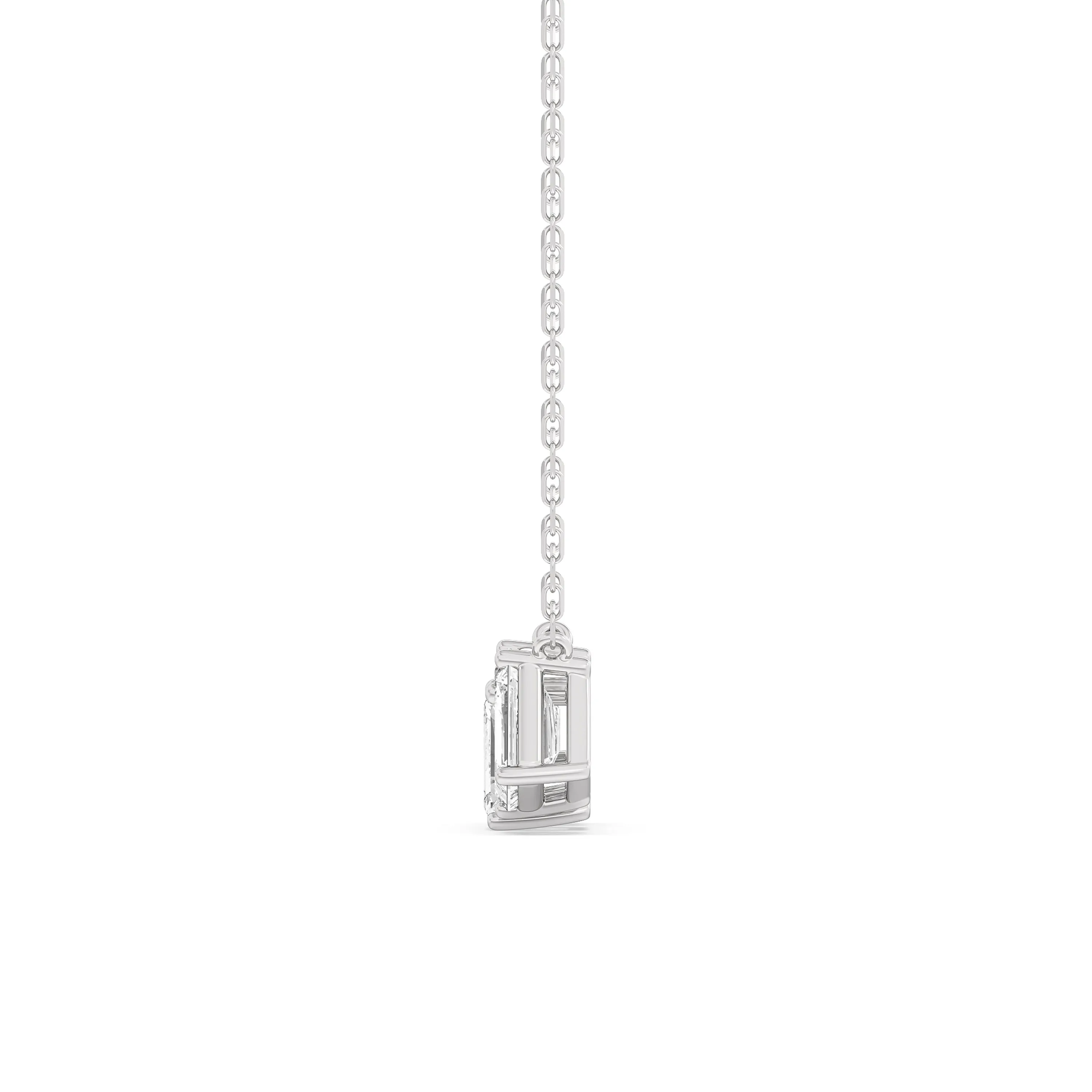 Trio Emerald Cluster Necklace