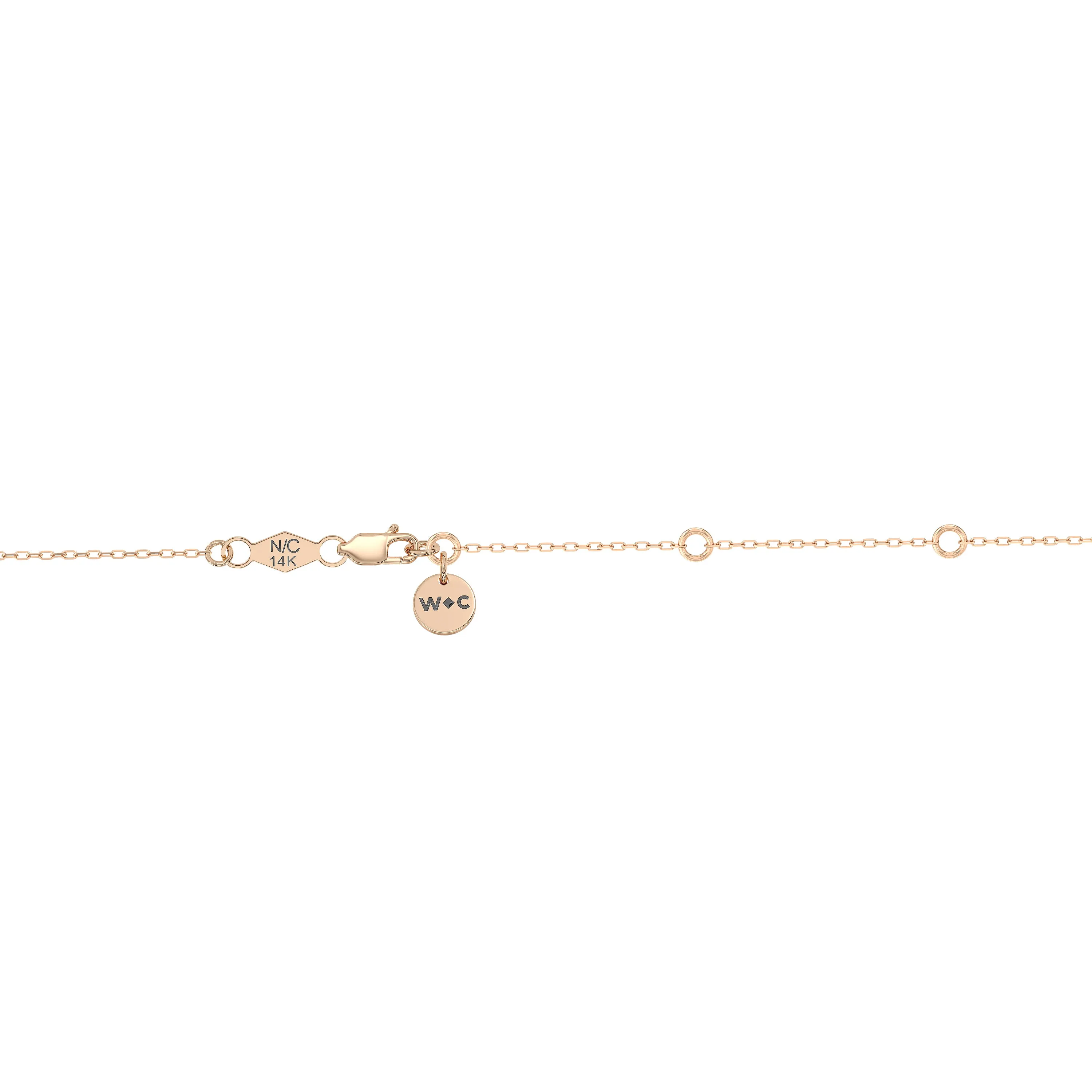 Trio Emerald Cluster Necklace