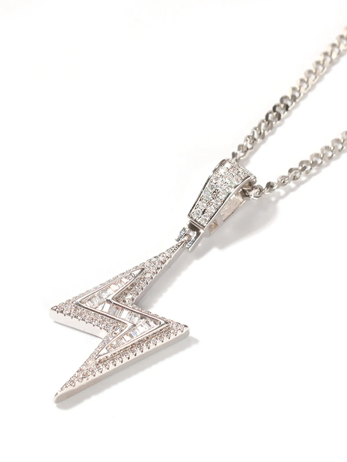 Unique lightning pendant Necklace