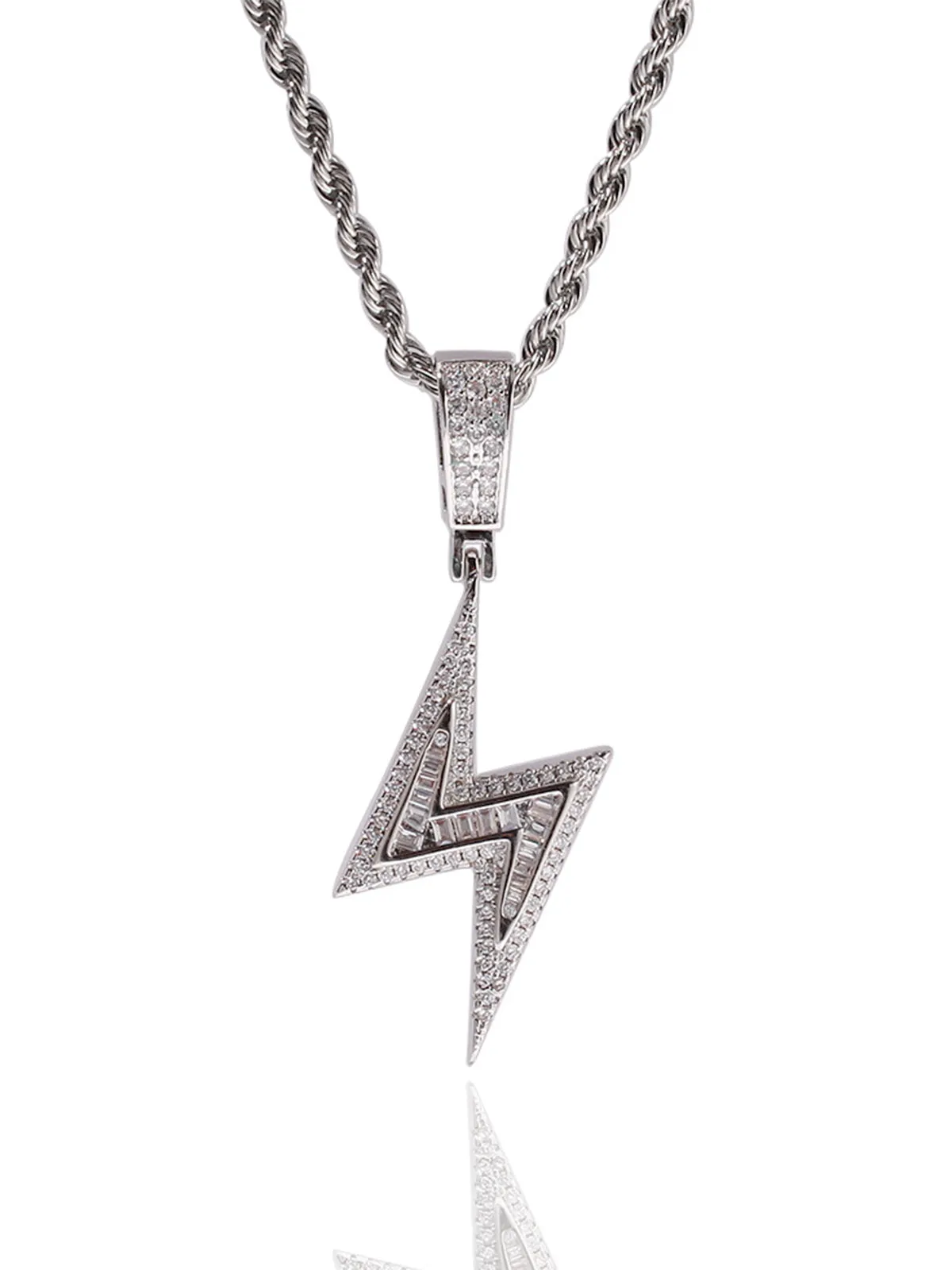 Unique lightning pendant Necklace